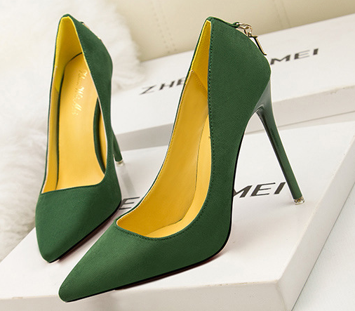 Suede Super High Heels - Statement Elegance for the Bold Woman
