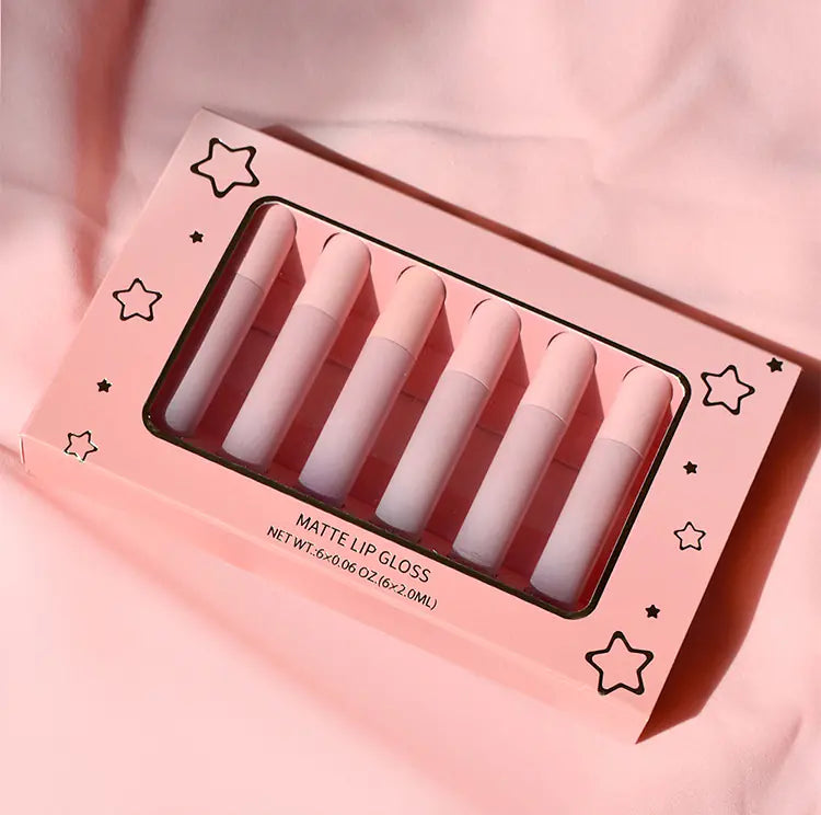 Non-Stick Matte Velvet Lip Gloss Set