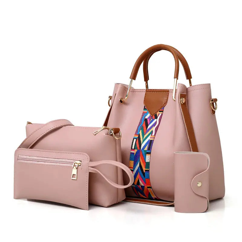 4-Piece Shoulder Bag Set - Stylish Handbags