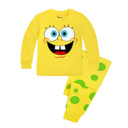 SpongeBob Cotton Pajamas with Print Design