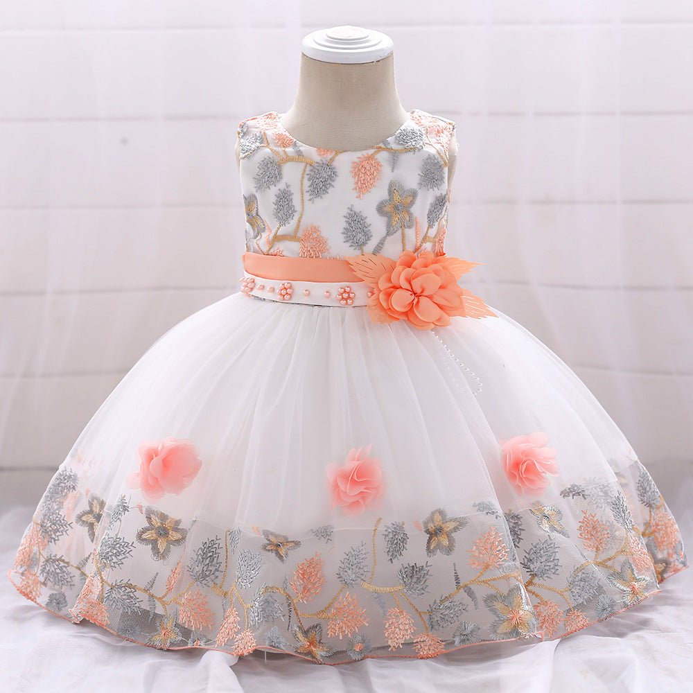 Children's Wedding Dress Puffed Skirt