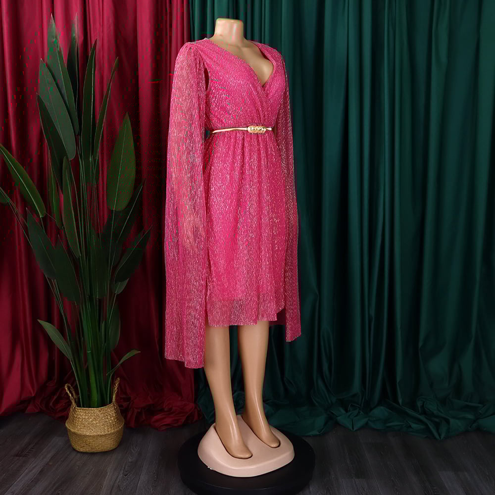 Sophisticated Cape Dress
