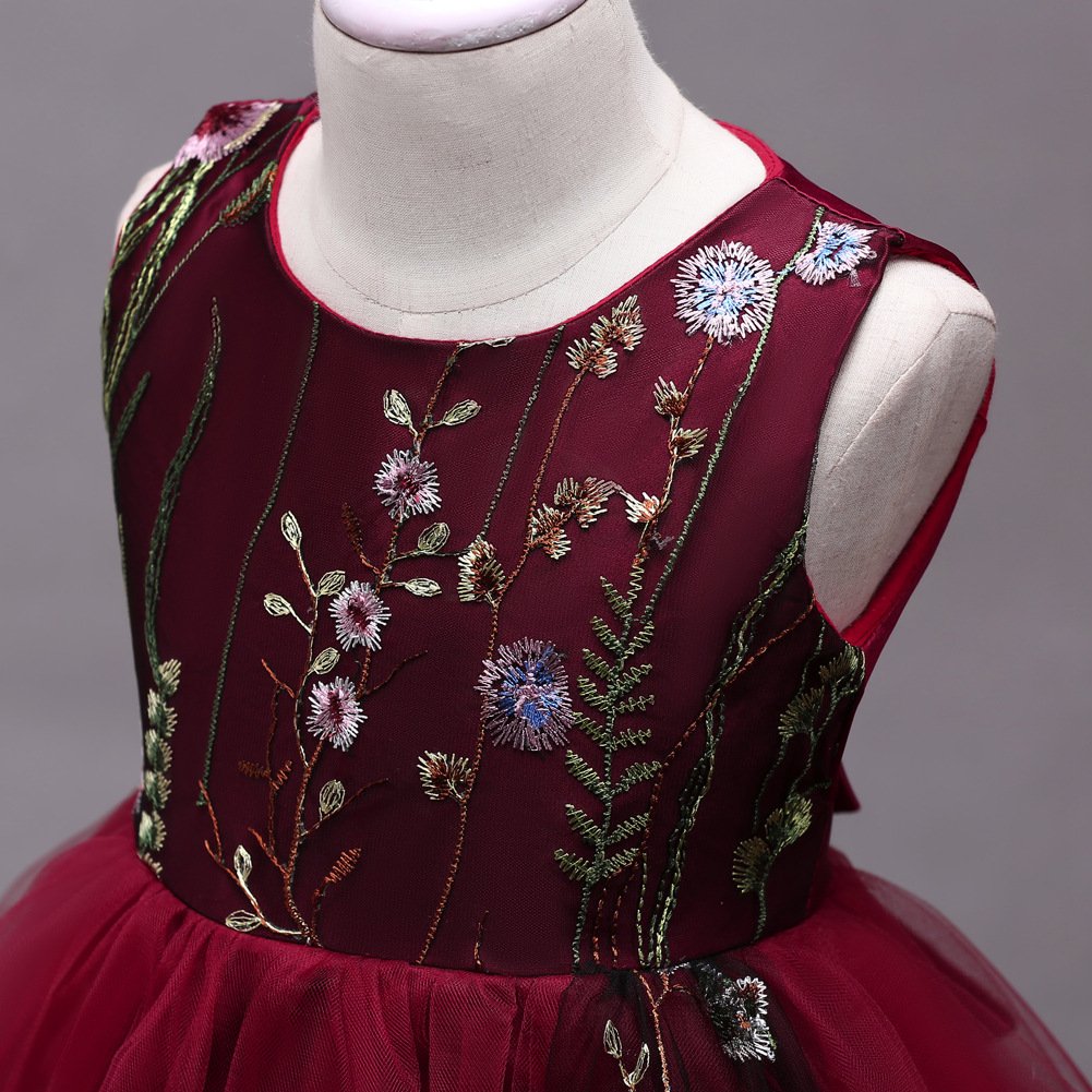 Embroidered Kids' Dress