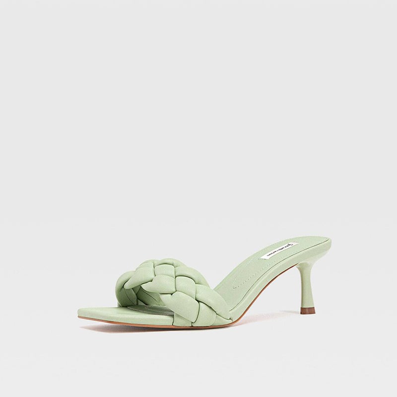 Square Open Toe High Heel Sandals