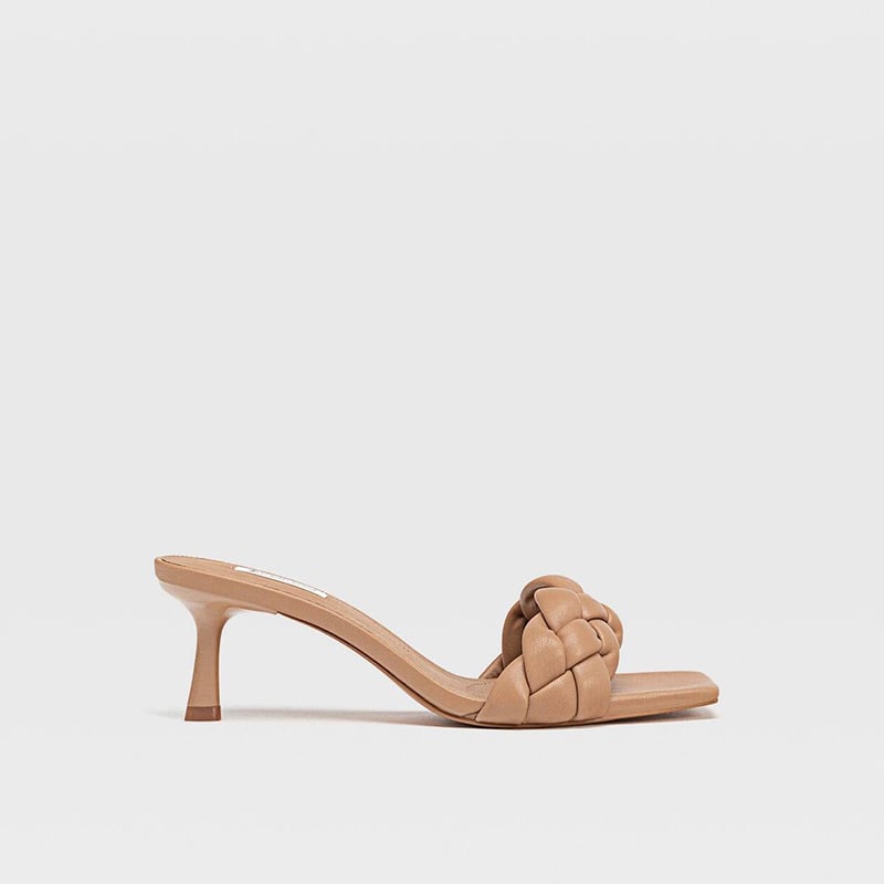 Square Open Toe High Heel Sandals