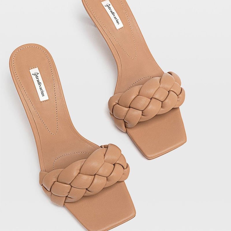 Square Open Toe High Heel Sandals