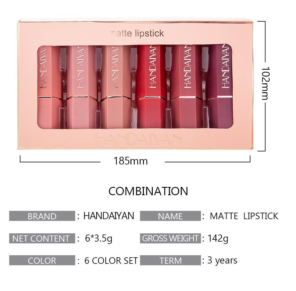 Matte Lipstick Gift Box Set