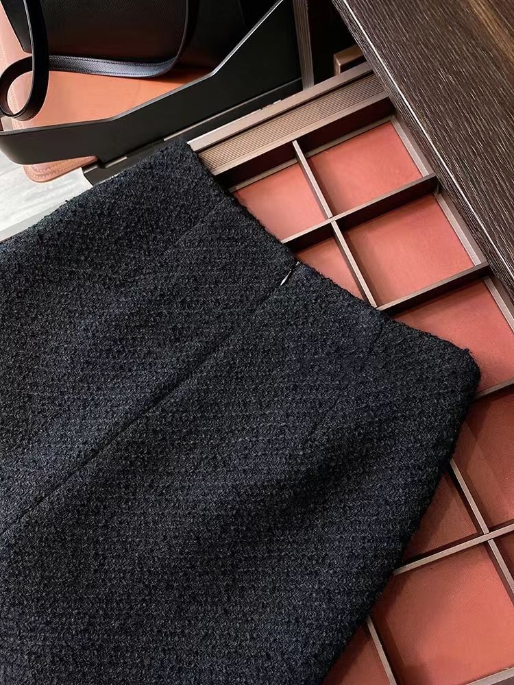 High Waist A-Line Skirt