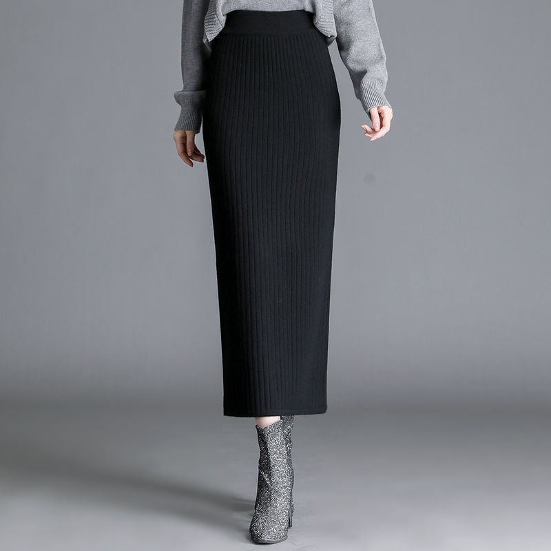Women's Knitted Cotton Skirt