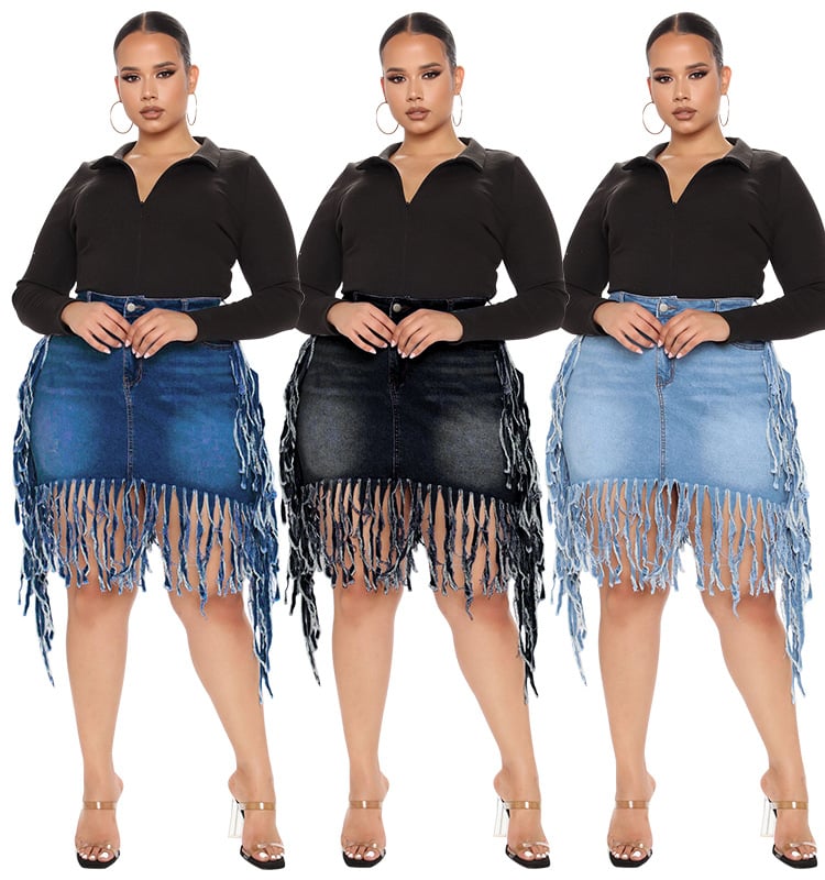 Fringe Denim Chic