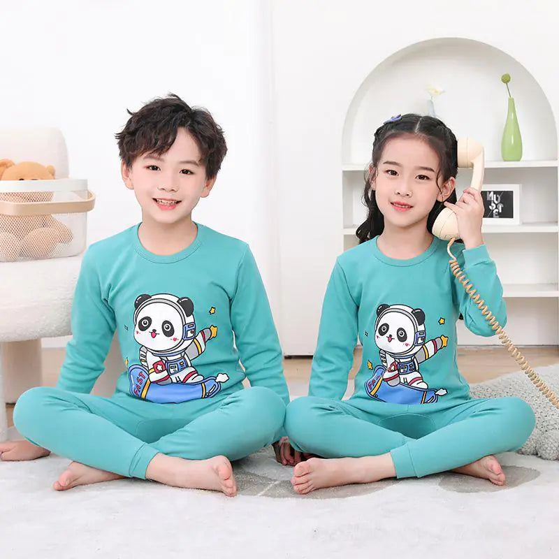 Panda Cotton Pajamas Set