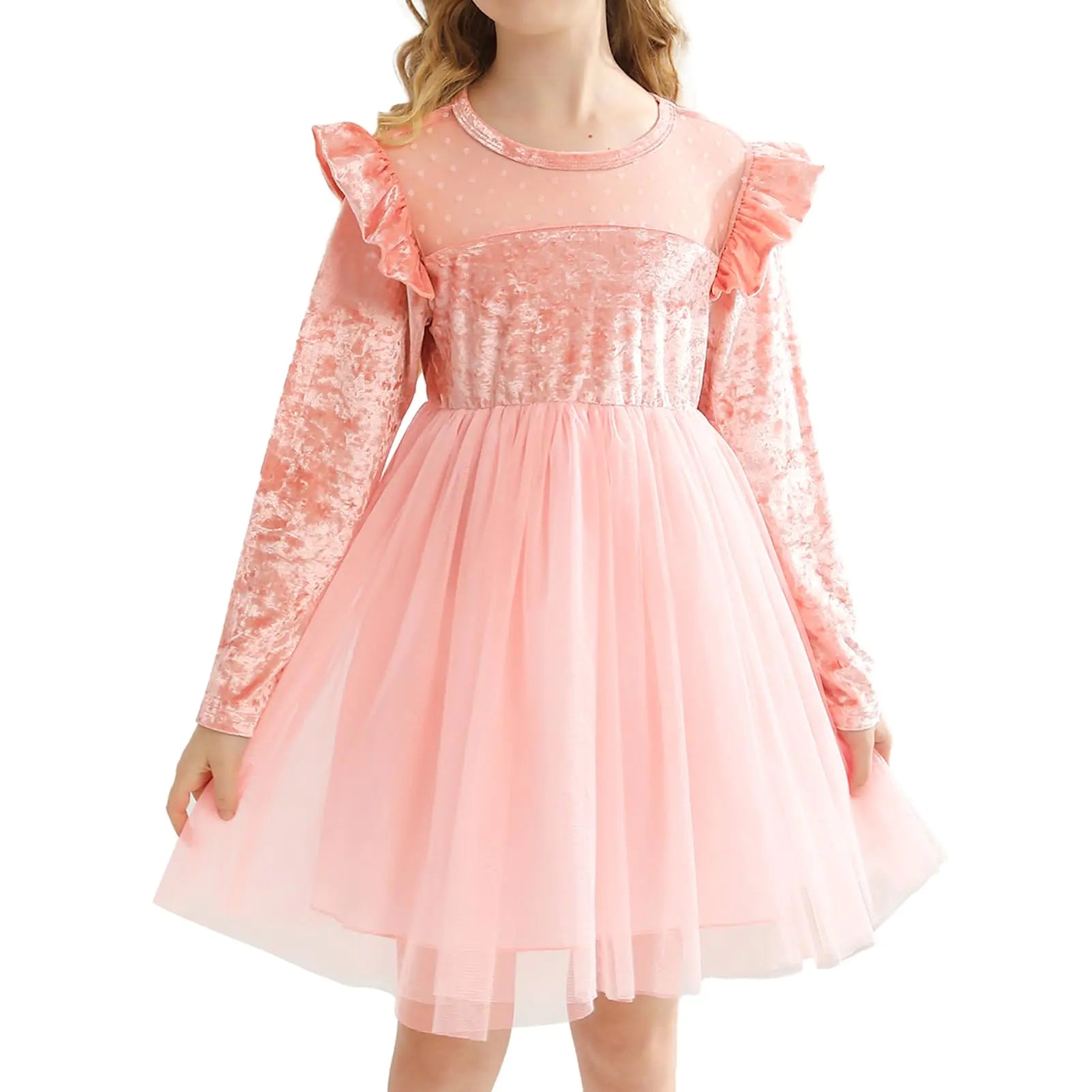 Enchanting Velvet & Tulle Holiday Dress