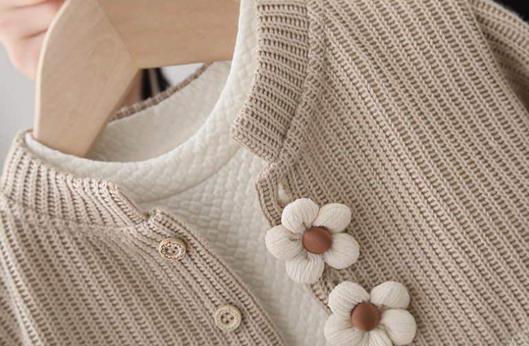 Spring Cotton Dot Pattern Princess Dress