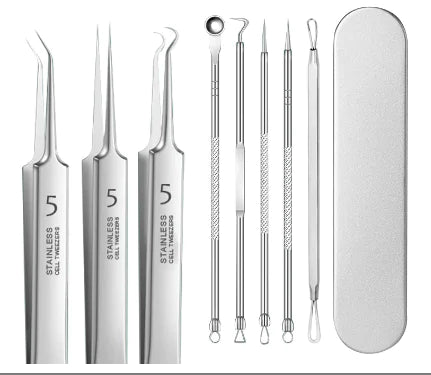 Professional Stainless Steel Acne Extraction Set