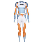 Long Sleeve Crop Top & Leggings Set