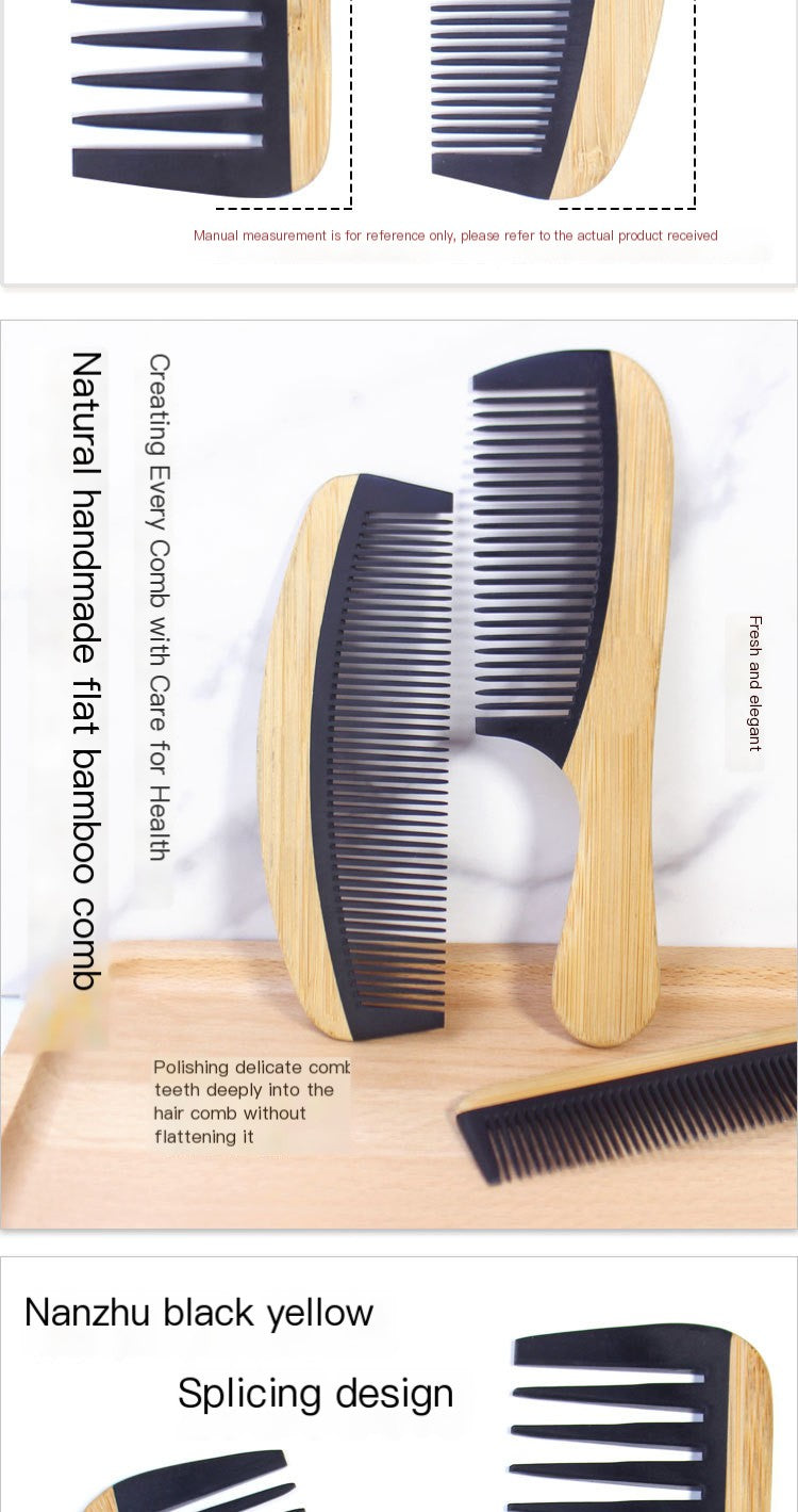 Natural Bamboo Hair Comb Collection