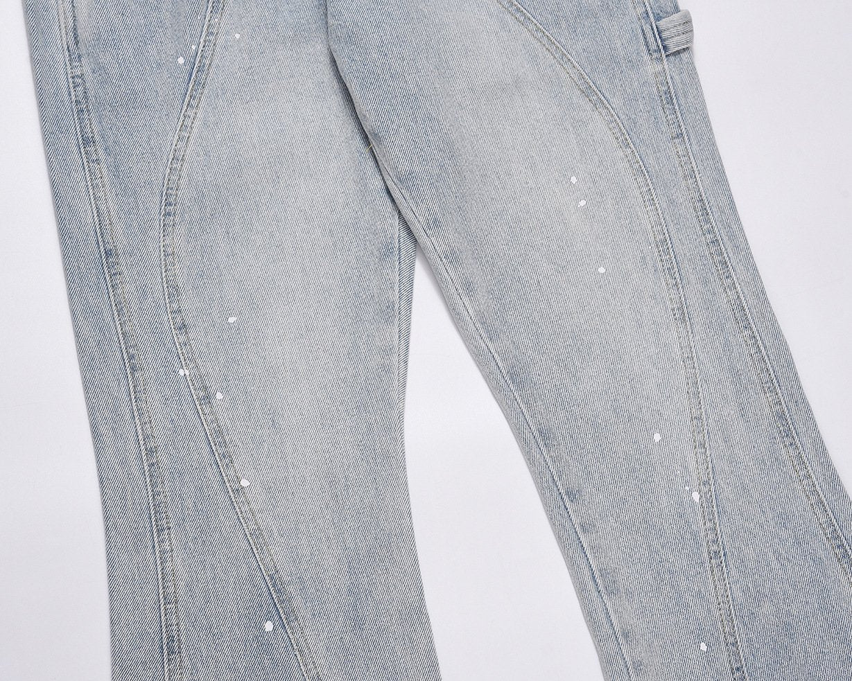 Men's Simple and Slightly Elastic Flare Jeans