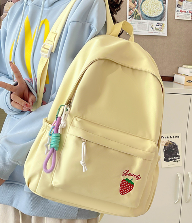 Nylon Waterproof Backpack with Design
