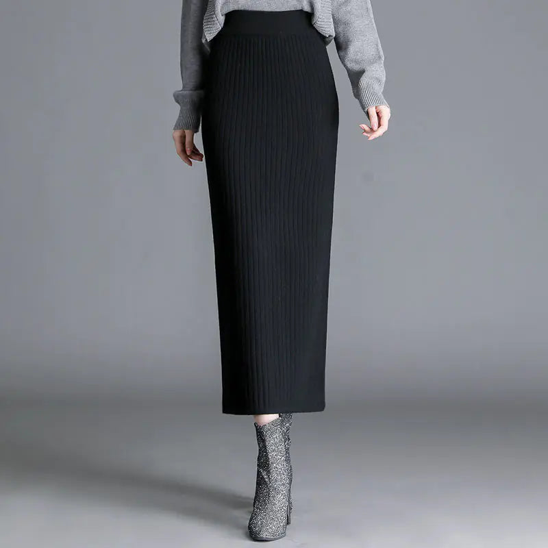 Women's Knitted Cotton Skirt