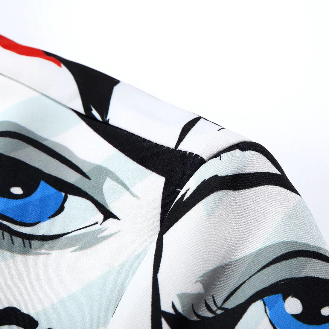 Trendy Printed Suit Jacket