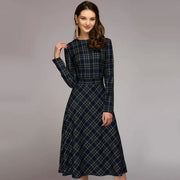 Checkered Elegance Dress