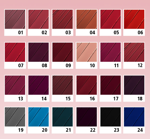 24-Color Matte Lip Gloss Set