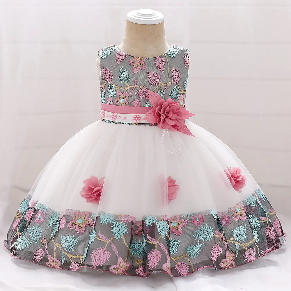 Children's Wedding Dress Puffed Skirt