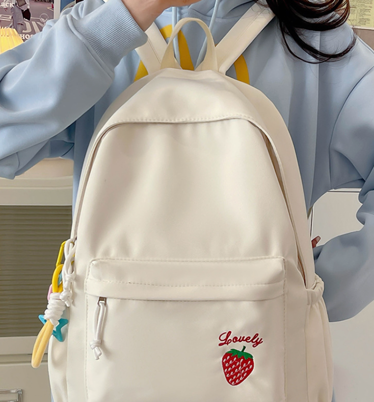 Nylon Waterproof Backpack with Design