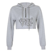 Angel Print Statement Hoodie
