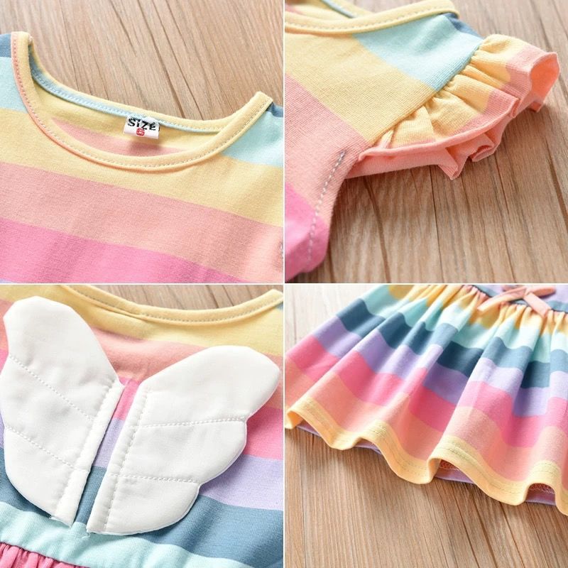 Sleeveless Rainbow Dress