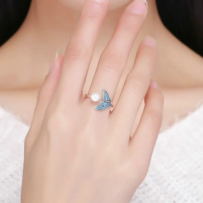 Enchanting Mermaid Tears Ring