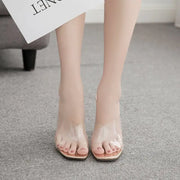 Elegant Stiletto Heel Fish Mouth Sandals