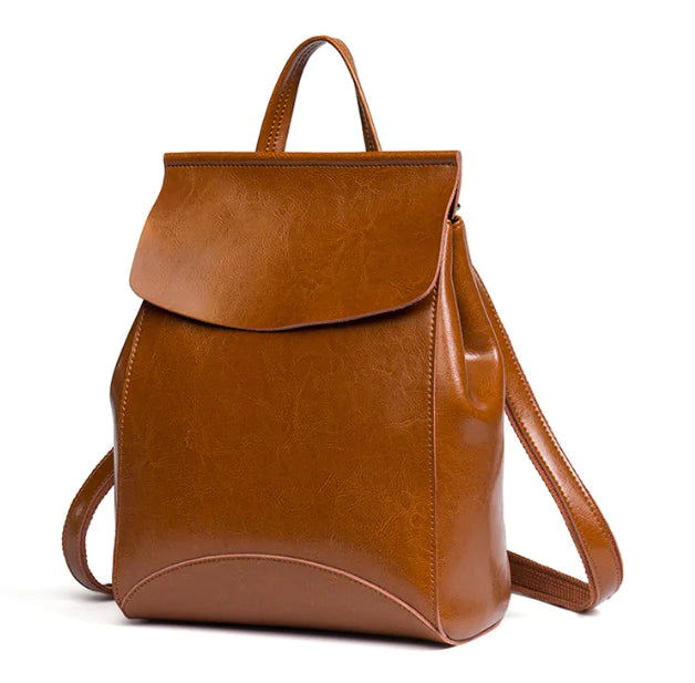 Leather Women's Backpack