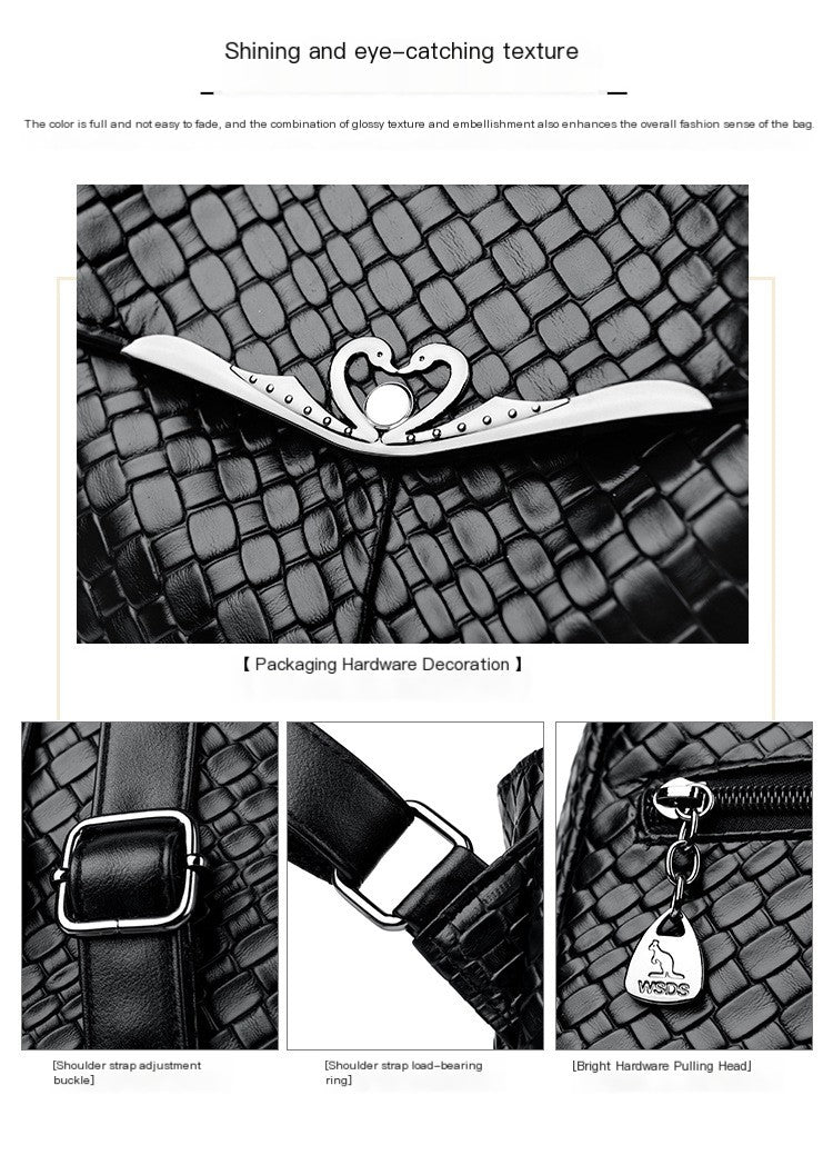 Woven Travel Large Capacity Casual Backpack