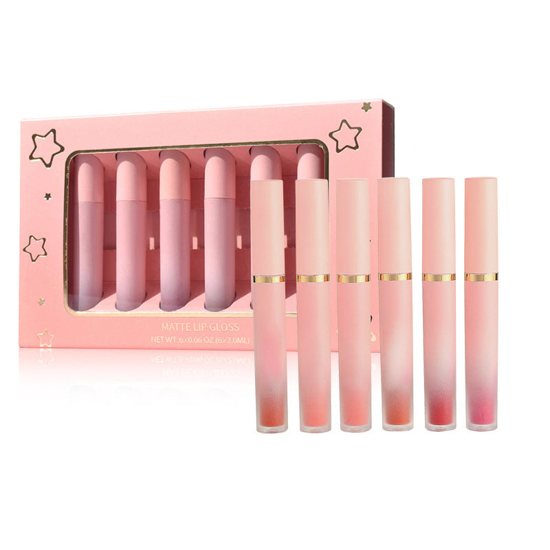 Non-Stick Matte Velvet Lip Gloss Set