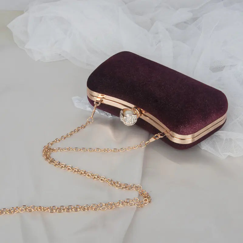 Verde Luxe Plush Contemporary Shoulder Bag