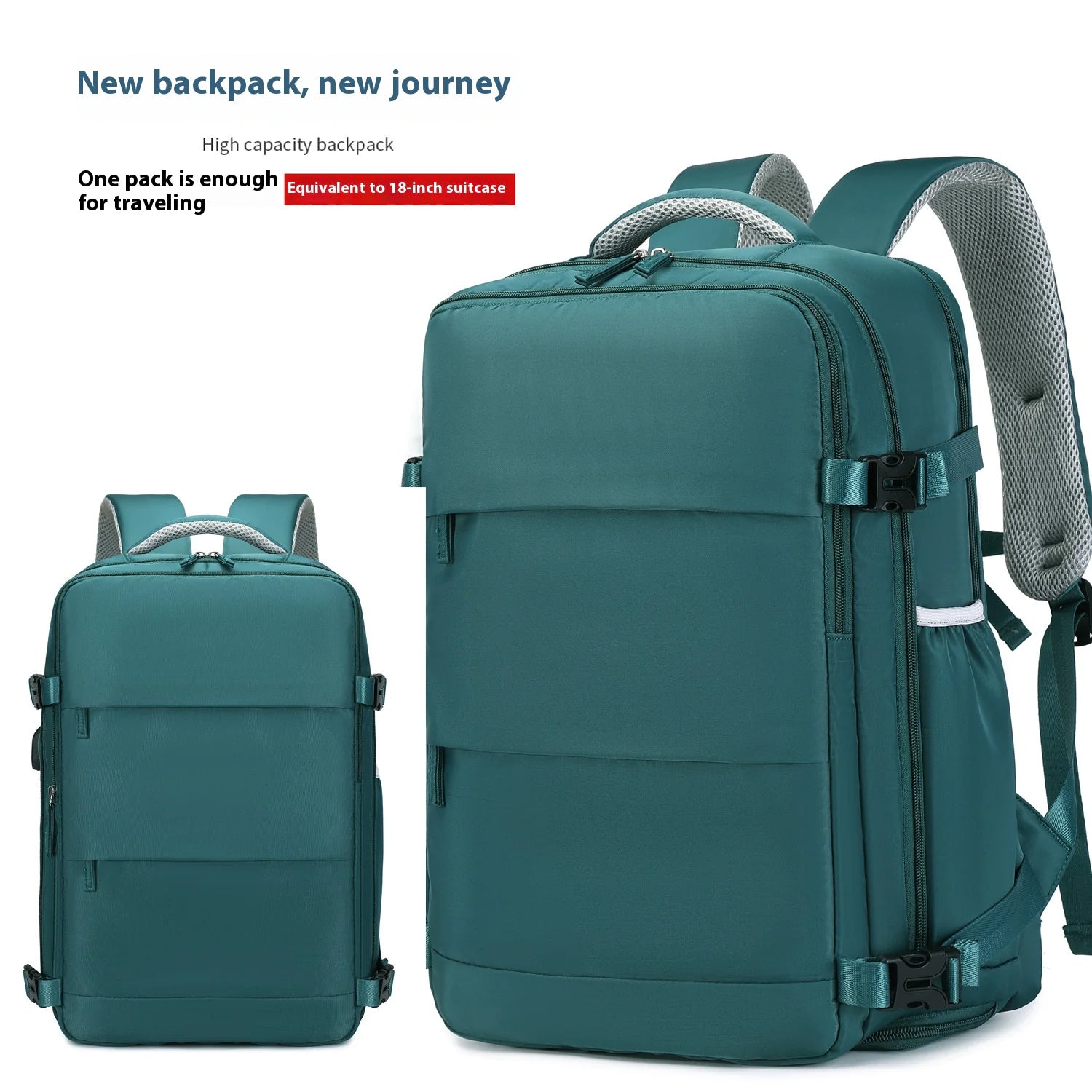 Large-Capacity Oxford Cloth Backpack