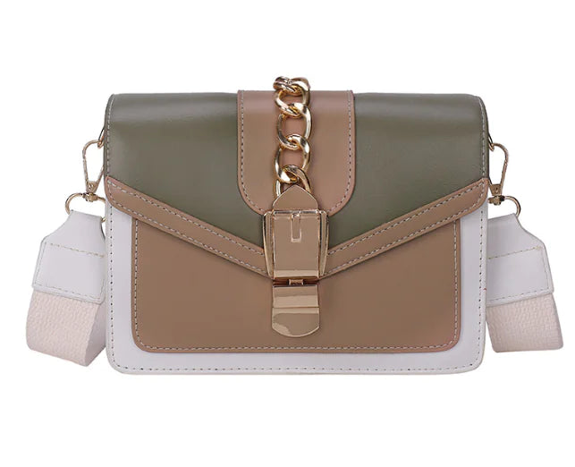 Rivet Detail Square Crossbody Bag