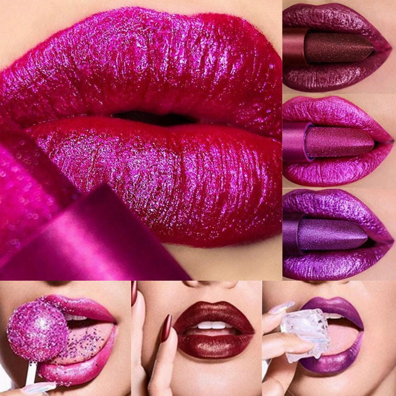 Metallic Pearlescent Diamond Lip Gloss Set
