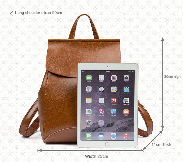 Leather Women's Backpack