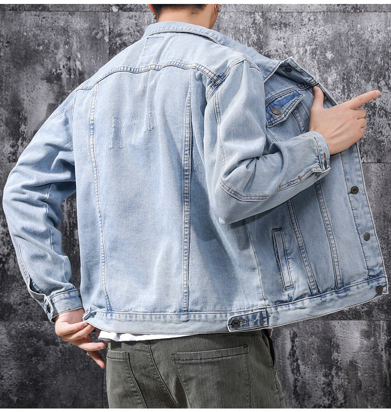 Casual Blue Jacket for Men