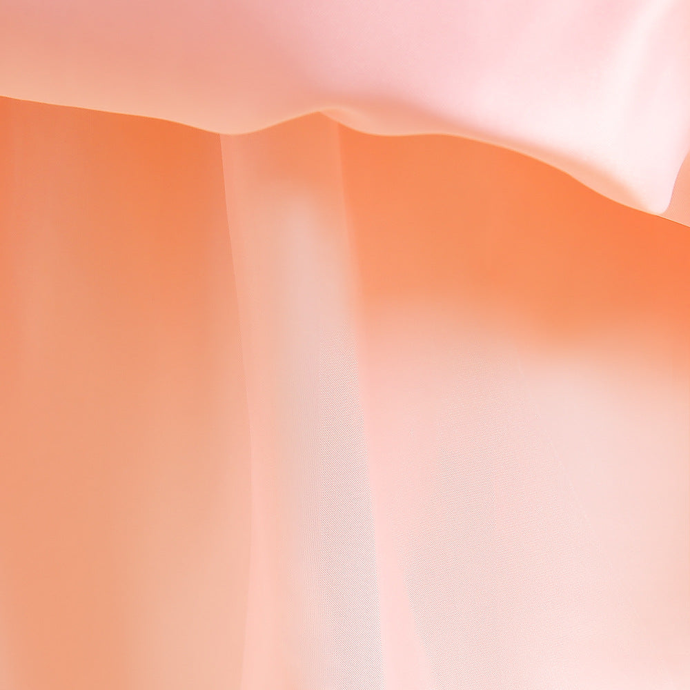 Children's Fashion Casual Solid Color Dress