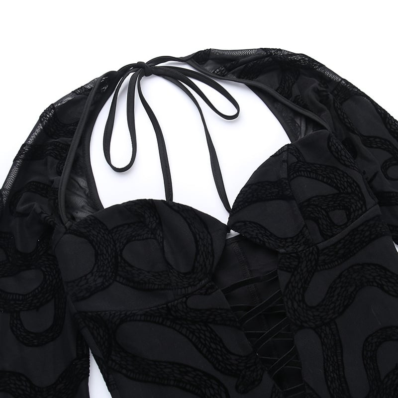 Hollow Lace Elegance Dress