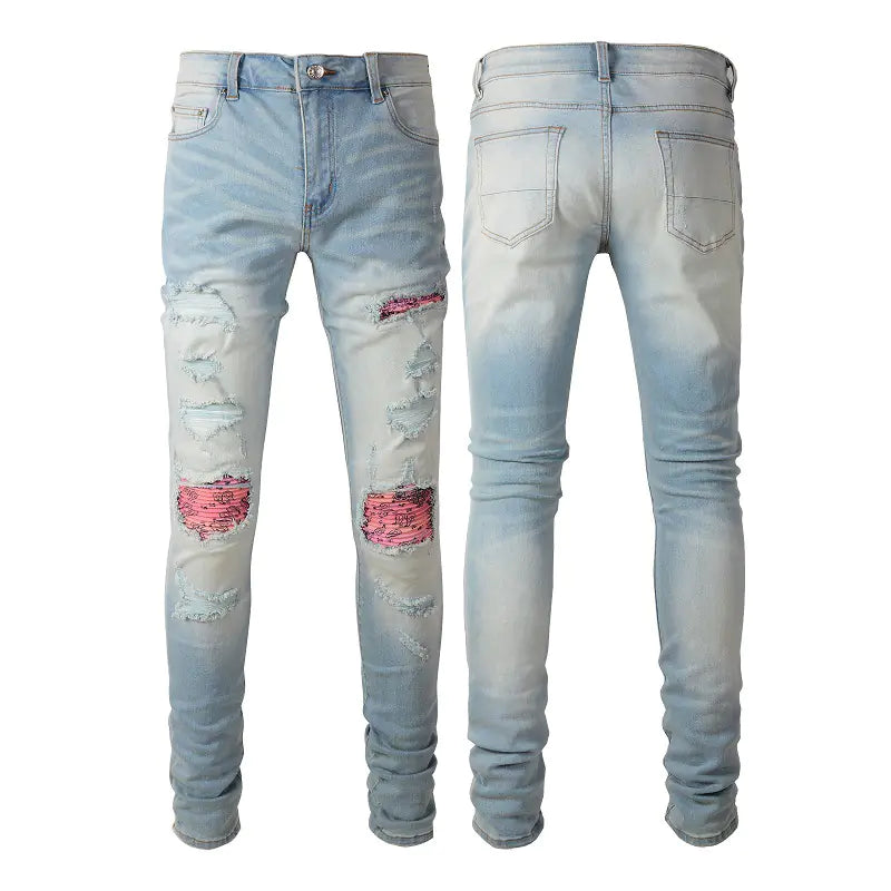 Light Blue Casual Jeans