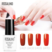 RC Series Pumpkin Color Solid Eco-Friendly Nail Gel
