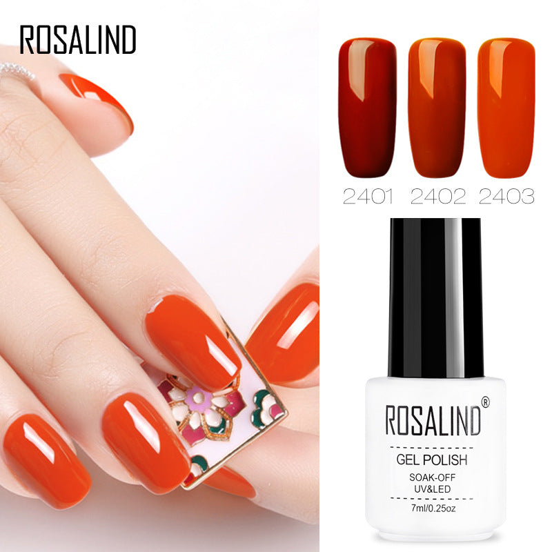 RC Series Pumpkin Color Solid Eco-Friendly Nail Gel