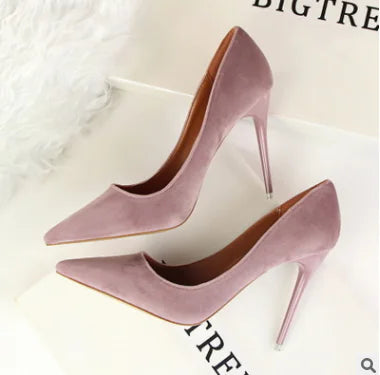 Minimalist Pointed Toe High Heels