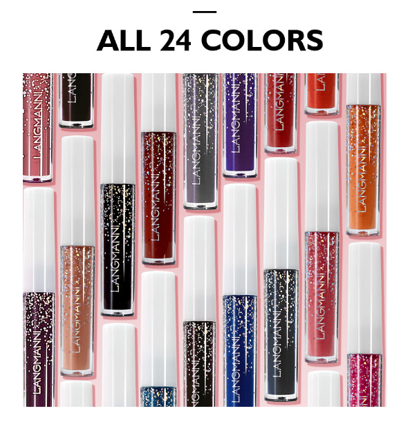 24-Color Matte Lip Gloss Set