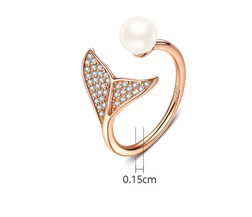 Enchanting Mermaid Tears Ring