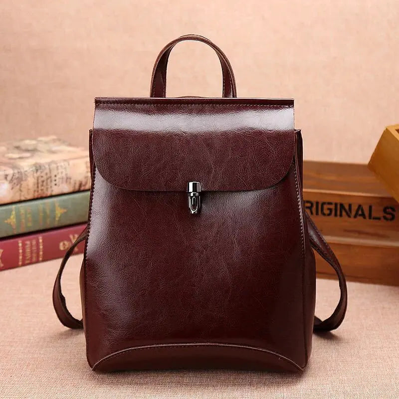 Waxed Cowhide Backpack